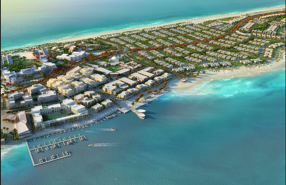 Hidd Al Saadiyat Abu Dhabi's prime beachfront neighborhood view