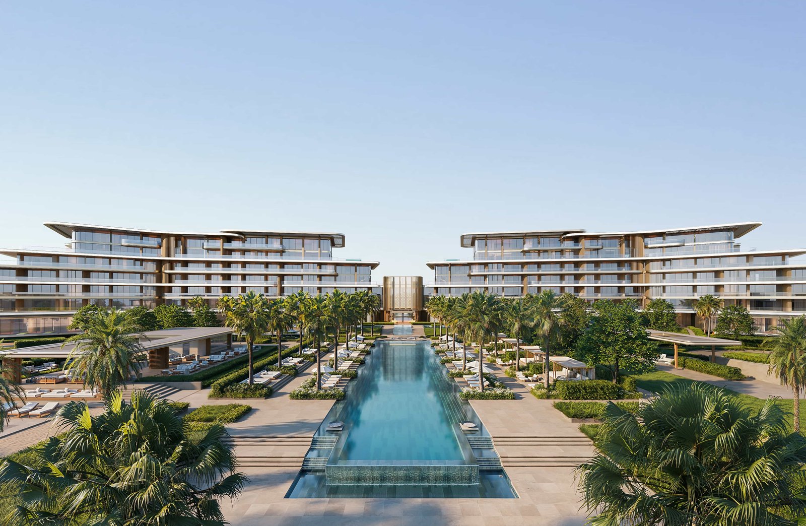 Ultra-luxury beachfront villas at Four Seasons Private Residences on Saadiyat Island, Abu Dhabi