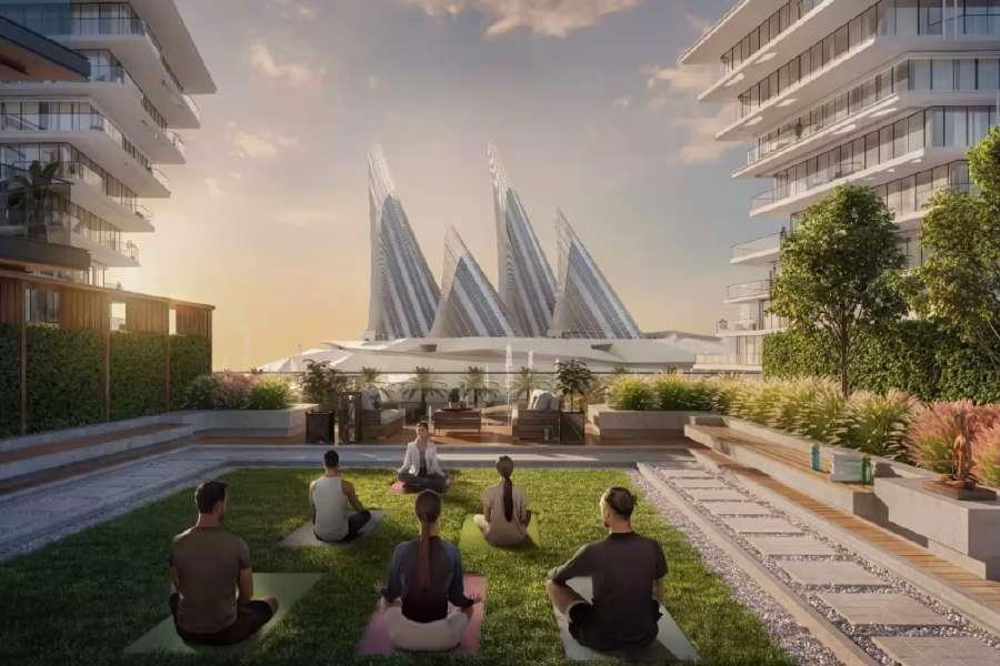 Modern studios and 1–2BR apartments at Grove Museum Views in Saadiyat Island’s Cultural District, perfect for living & investment.