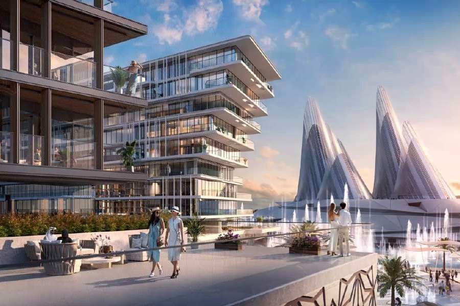 Discover luxury at Grove Museum Views, Saadiyat Island Abu Dhabi with panoramic cultural landmark and sea views.